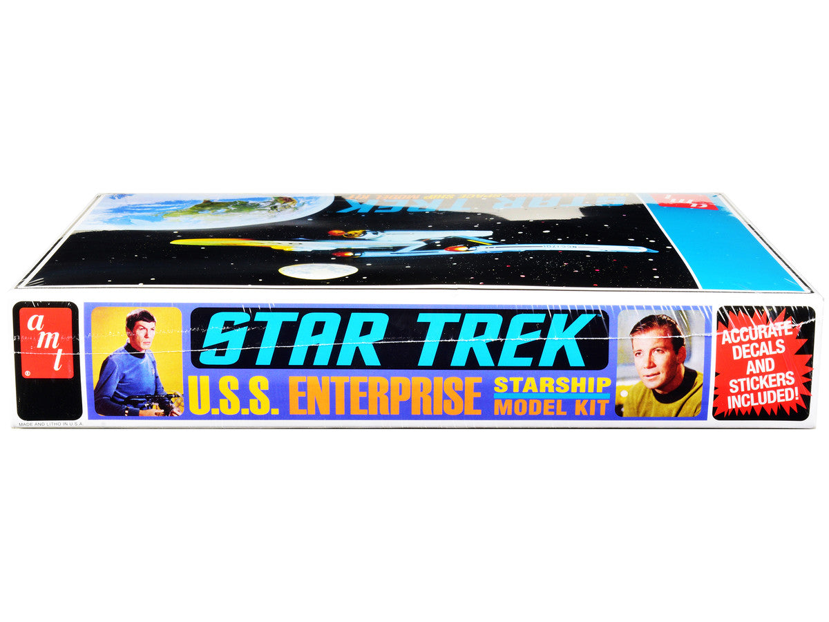 Skill 2 Model Kit U.S.S. Enterprise NCC-1701 Space Ship "Star Trek" 1/650 Scale Model by AMT LuxuryLifeWay Online Store