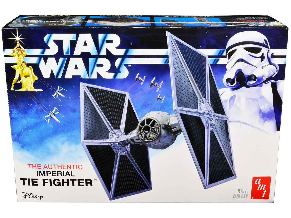 Skill 2 Model Kit Imperial Tie Fighter "Star Wars" (1977) Movie Model by AMT LuxuryLifeWay Online Store