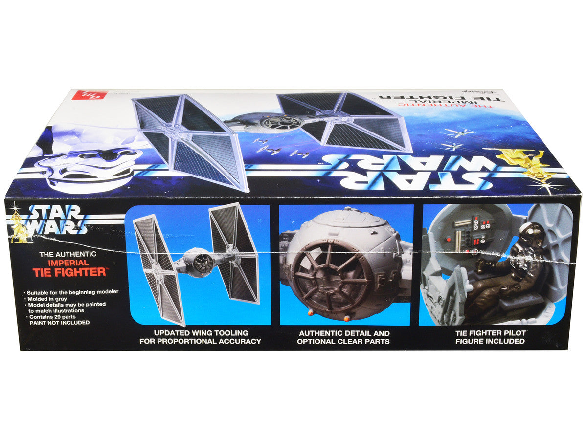 Skill 2 Model Kit Imperial Tie Fighter "Star Wars" (1977) Movie Model by AMT LuxuryLifeWay Online Store