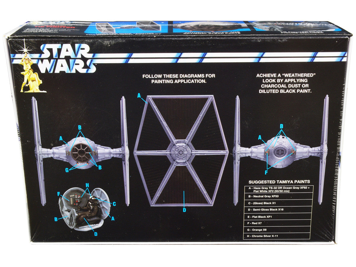 Skill 2 Model Kit Imperial Tie Fighter "Star Wars" (1977) Movie Model by AMT LuxuryLifeWay Online Store