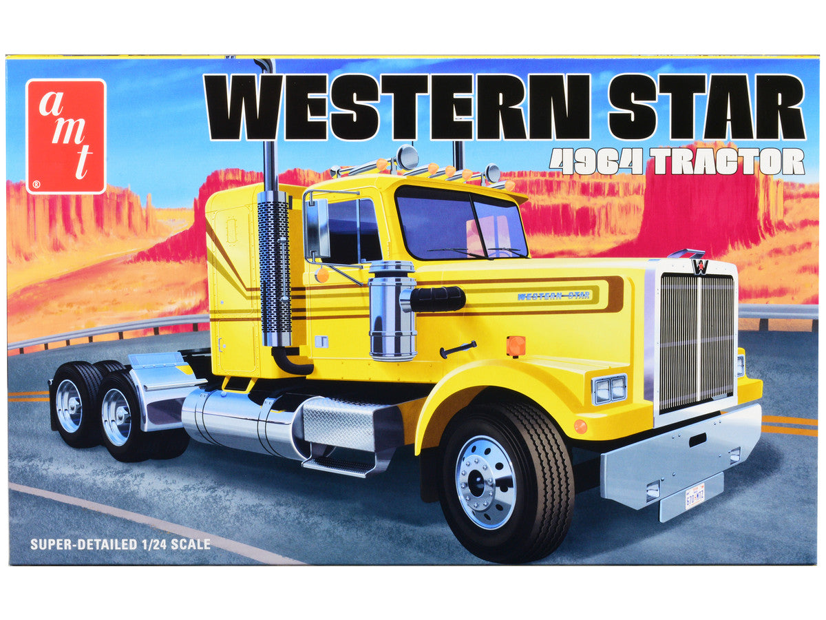Skill 3 Model Kit Western Star 4964 Truck Tractor 1/24 Scale Model by AMT LuxuryLifeWay Online Store