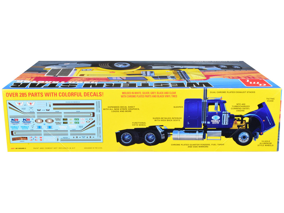 Skill 3 Model Kit Western Star 4964 Truck Tractor 1/24 Scale Model by AMT LuxuryLifeWay Online Store