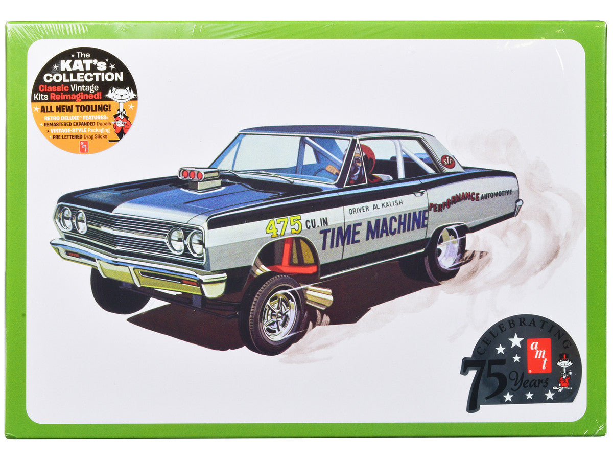 Skill 2 Model Kit 1965 Chevrolet Chevelle AWB Funny Car "Time Machine" 1/25 Scale Model by AMT LuxuryLifeWay Online Store