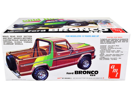 Skill 2 Model Kit Ford Bronco 4X4 "Wild Hoss" 1/25 Scale Model by AMT LuxuryLifeWay Online Store