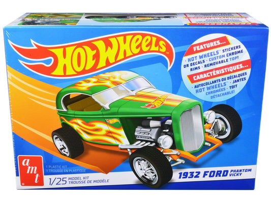 Skill 2 Model Kit 1932 Ford Phantom Vicky "Hot Wheels" 1/25 Scale Model by AMT LuxuryLifeWay Online Store