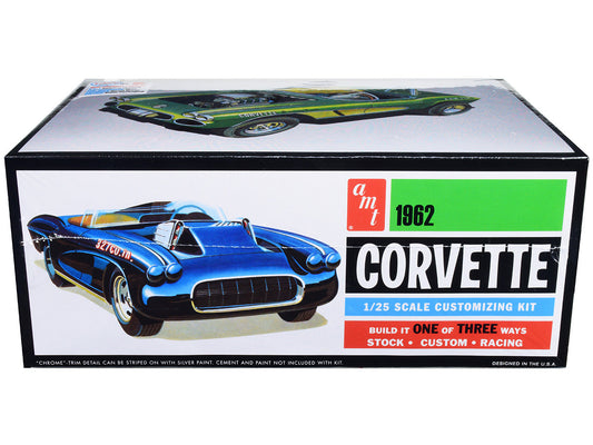 Skill 2 Model Kit 1962 Chevrolet Corvette 3 in 1 Kit 1/25 Scale Model by AMT LuxuryLifeWay Online Store