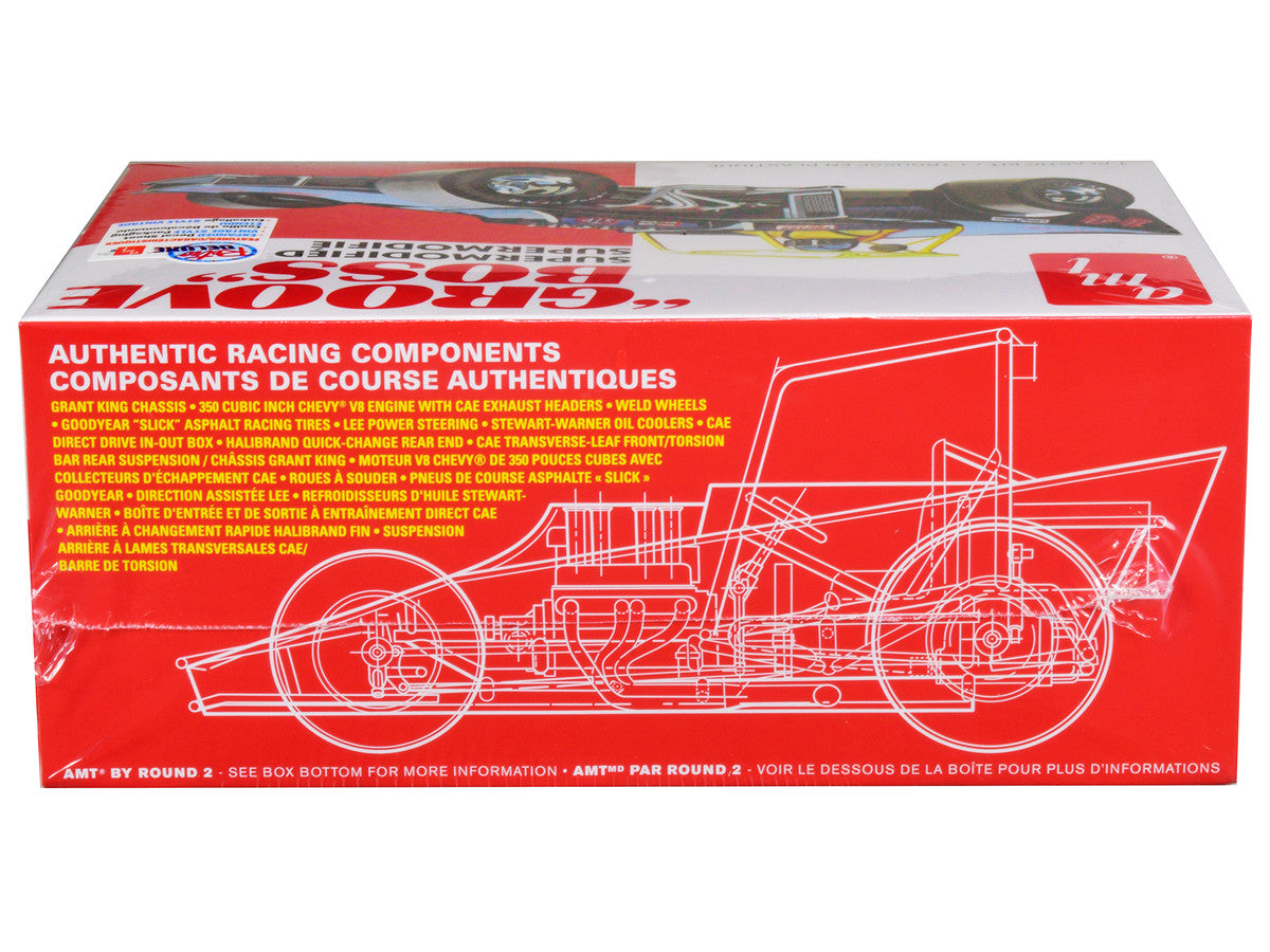 Skill 2 Model Kit "Groove Boss" Supermodified Racer 1/25 Scale Model by AMT LuxuryLifeWay Online Store