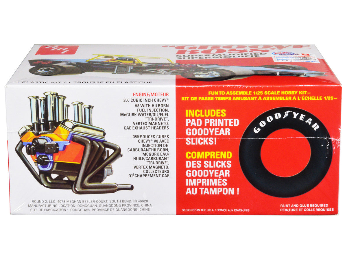 Skill 2 Model Kit "Groove Boss" Supermodified Racer 1/25 Scale Model by AMT LuxuryLifeWay Online Store