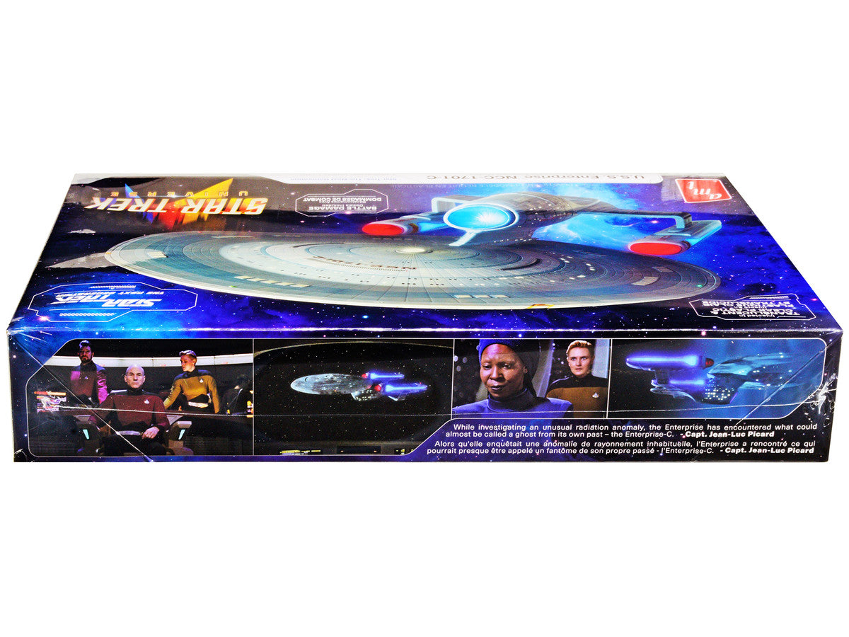 Skill 2 Model Kit U.S.S. Enterprise NCC-1701-C Space Ship "Star Trek: The Next Generation" (1987) TV Series 1/1400 Scale Model by AMT LuxuryLifeWay Online Store