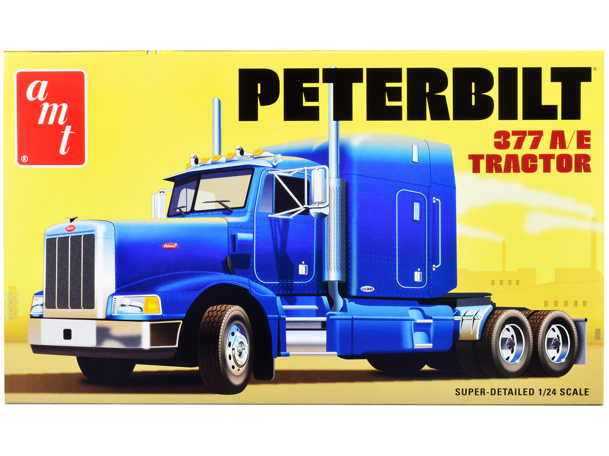 Skill 3 Model Kit Peterbilt 377 A/E Truck Tractor 1/24 Scale Model by AMT LuxuryLifeWay Online Store