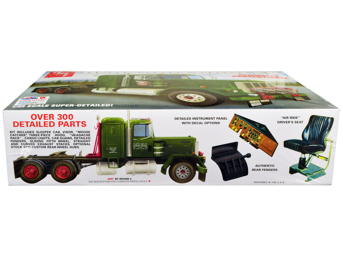 Skill 3 Model Kit Kenworth Conventional Tractor "Alaskan Hauler" 1/25 Scale Model by AMT LuxuryLifeWay Online Store