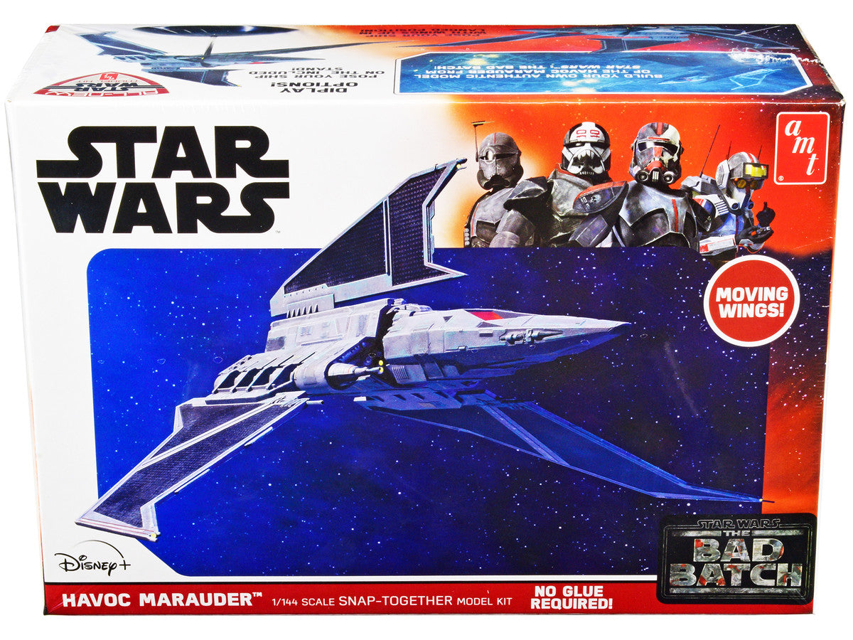 Skill 2 Model Kit Havoc Marauder Space Ship "Star Wars: The Bad Batch" (2021-Current) TV Series 1/144 Scale Model by AMT LuxuryLifeWay Online Store