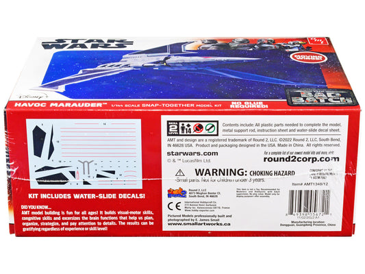 Skill 2 Model Kit Havoc Marauder Space Ship "Star Wars: The Bad Batch" (2021-Current) TV Series 1/144 Scale Model by AMT LuxuryLifeWay Online Store