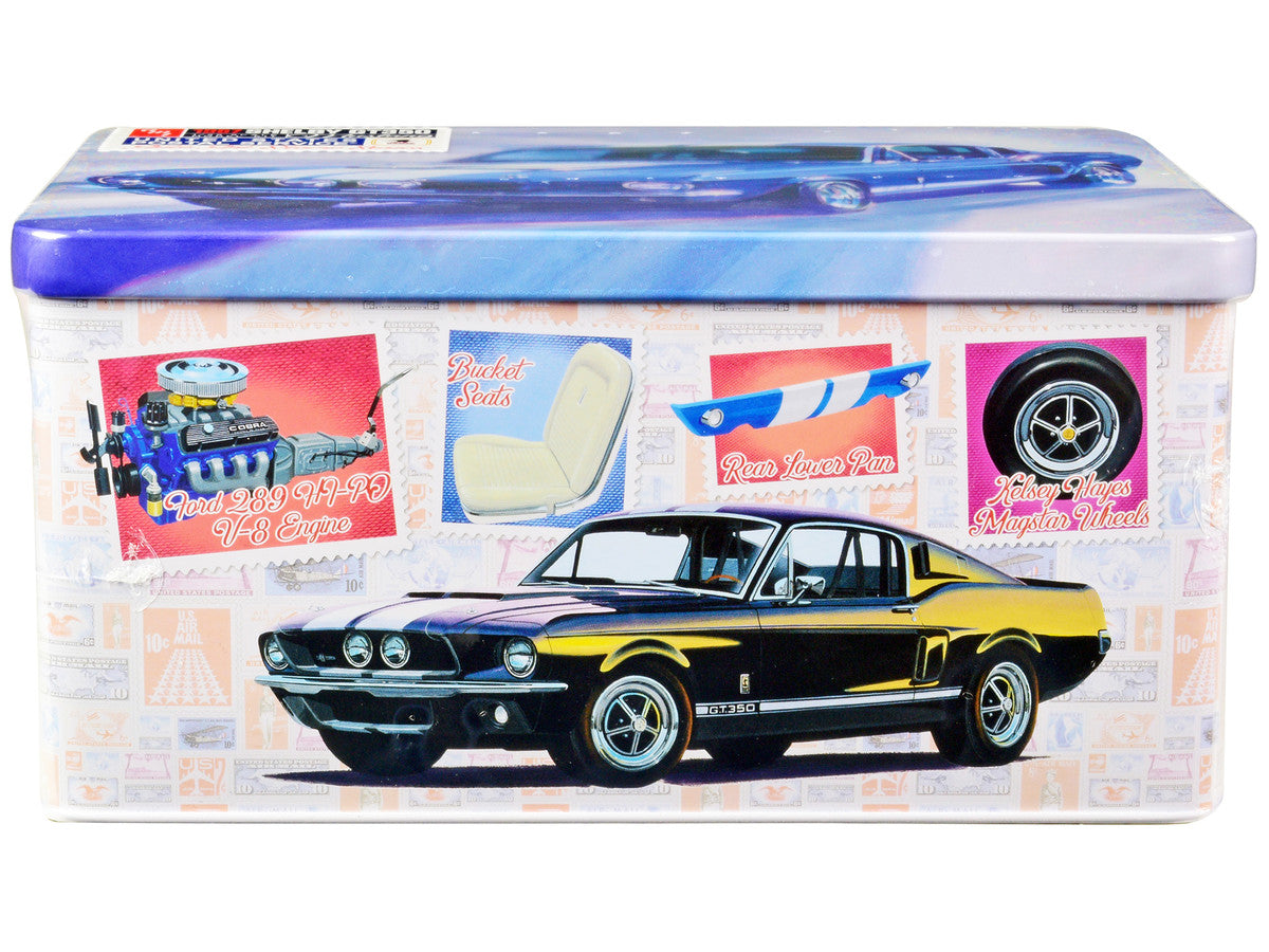 Skill 2 Model Kit 1967 Shelby Mustang GT350 USPS (United States Postal Service) "Auto Art Stamp Series" 1/25 Scale Model by AMT LuxuryLifeWay Online Store