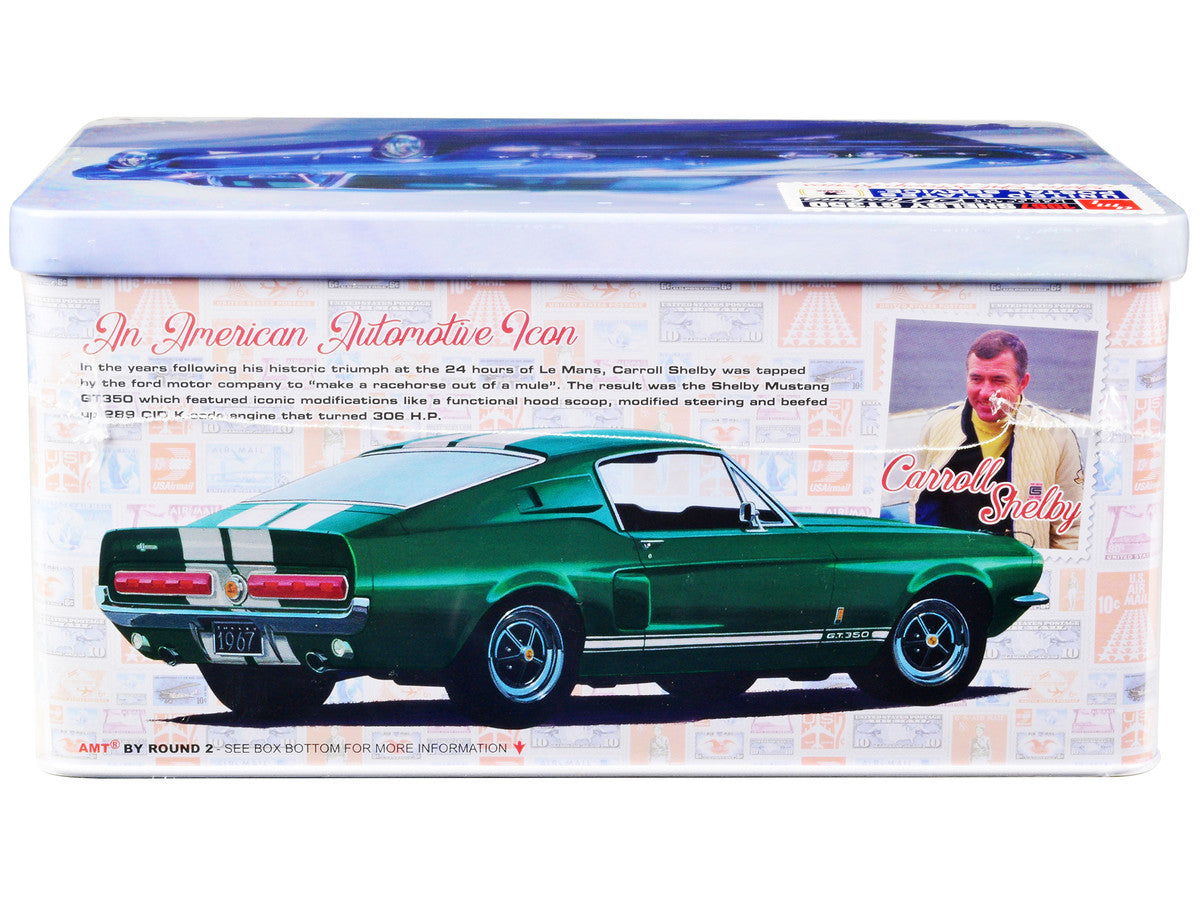 Skill 2 Model Kit 1967 Shelby Mustang GT350 USPS (United States Postal Service) "Auto Art Stamp Series" 1/25 Scale Model by AMT LuxuryLifeWay Online Store