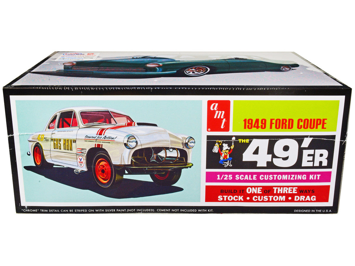 Skill 2 Model Kit 1949 Ford Coupe "The 49'er" 3-in-1 Kit 1/25 Scale Model by AMT LuxuryLifeWay Online Store