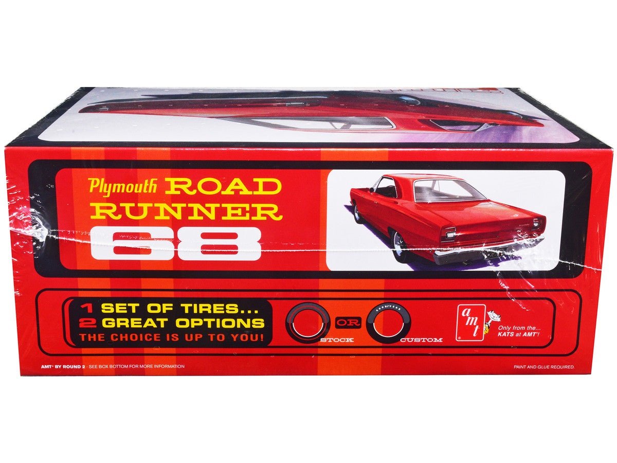 Skill 2 Model Kit 1968 Plymouth Road Runner 1/25 Scale Model by AMT LuxuryLifeWay Online Store