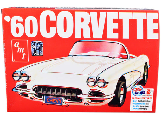 Skill 2 Model Kit 1960 Chevrolet Corvette "Street Rods" 1/25 Scale Model by AMT LuxuryLifeWay Online Store