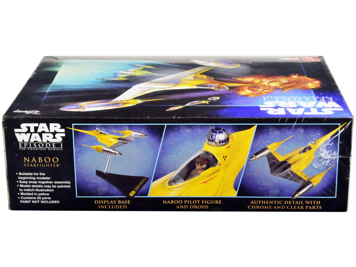 Skill 2 Model Kit Naboo Starfighter Spaceship "Star Wars: Episode I - The Phantom Menace" (1999) Movie 1/48 Scale Model by AMT LuxuryLifeWay Online Store