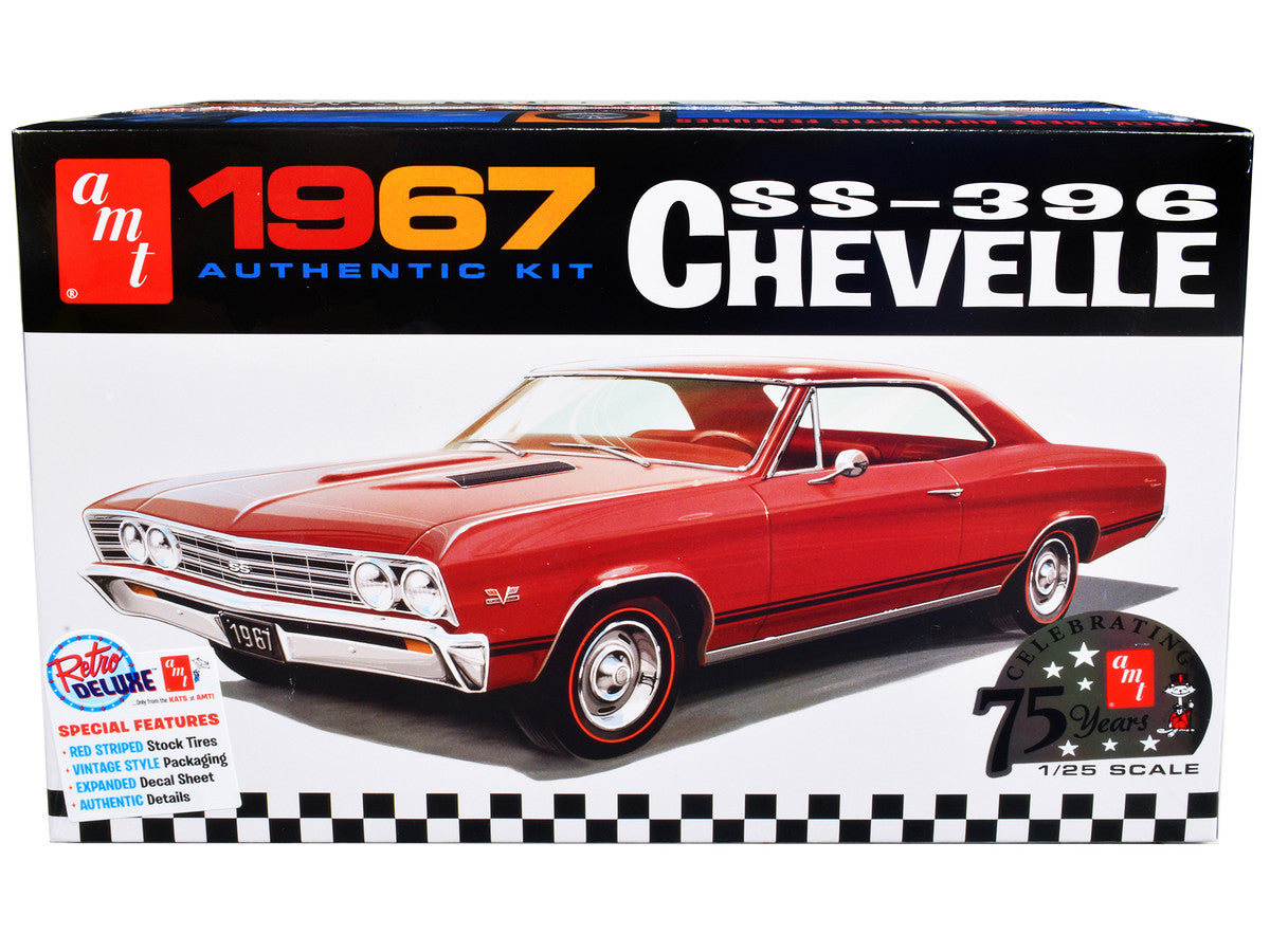 Skill 2 Model Kit 1967 Chevrolet Chevelle SS 396 "AMT Celebrating 75 Years" 1/25 Scale Model by AMT LuxuryLifeWay Online Store