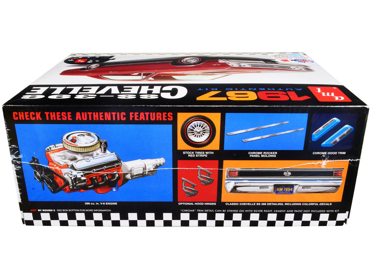 Skill 2 Model Kit 1967 Chevrolet Chevelle SS 396 "AMT Celebrating 75 Years" 1/25 Scale Model by AMT LuxuryLifeWay Online Store