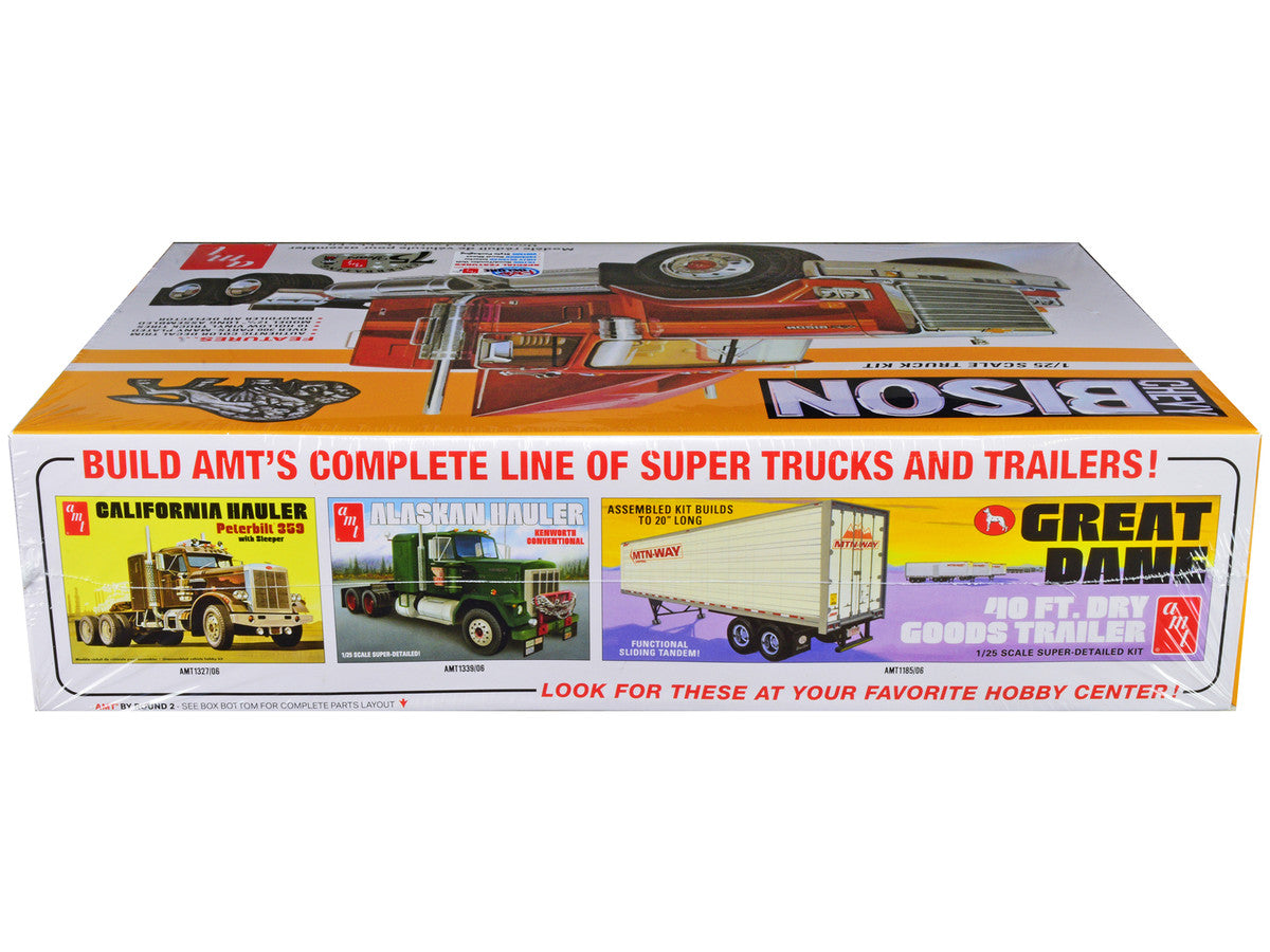 Skill 3 Model Kit Chevrolet Bison Truck Tractor 1/25 Scale Model by AMT LuxuryLifeWay Online Store