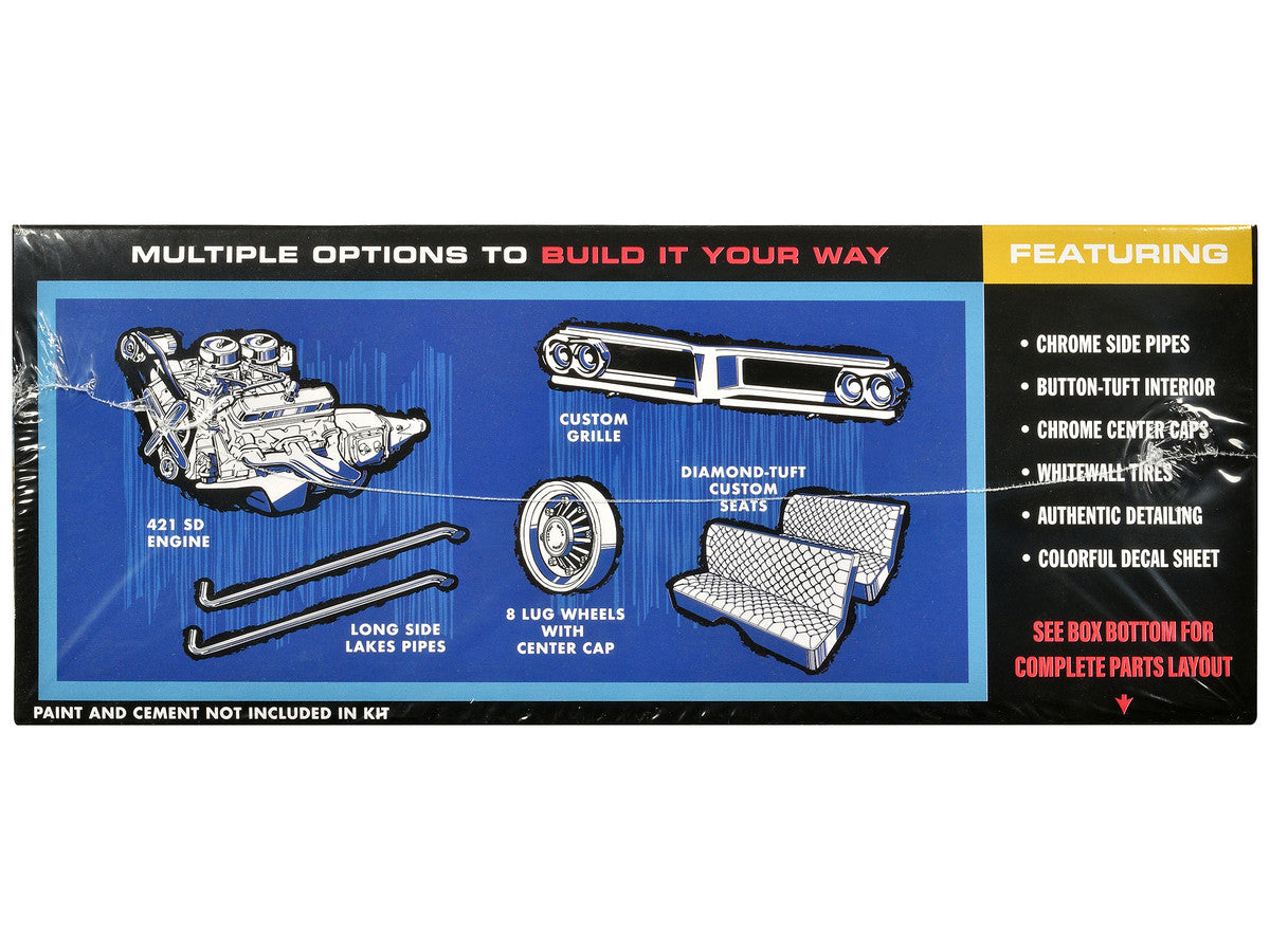 Skill 2 Model Kit 1962 Pontiac Catalina Super Stock 3-in-1 Kit 1/25 Scale Model by AMT LuxuryLifeWay Online Store