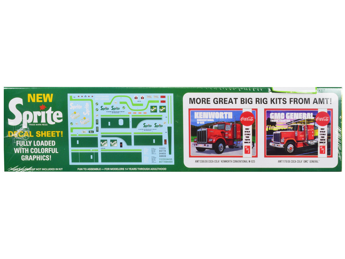Skill 3 Model Kit International Transtar 4300 Eagle Truck Tractor "Sprite" 1/25 Scale Model by AMT LuxuryLifeWay Online Store