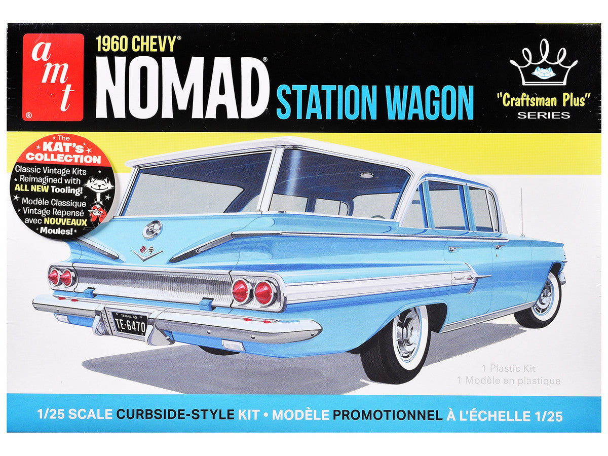 Skill 2 Model Kit 1960 Chevrolet Nomad Station Wagon "Craftsman Plus" Series 1/25 Scale Model by AMT LuxuryLifeWay Online Store