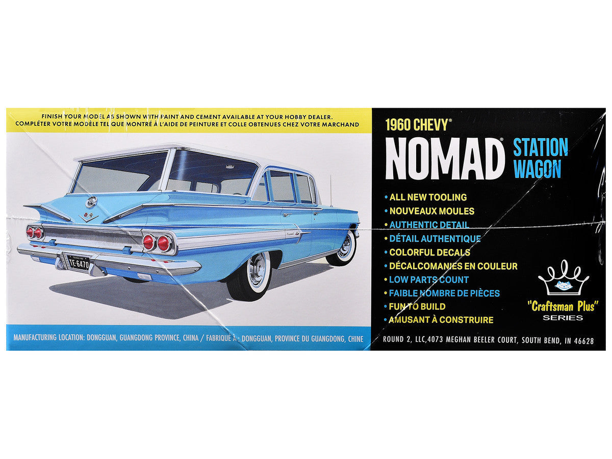 Skill 2 Model Kit 1960 Chevrolet Nomad Station Wagon "Craftsman Plus" Series 1/25 Scale Model by AMT LuxuryLifeWay Online Store