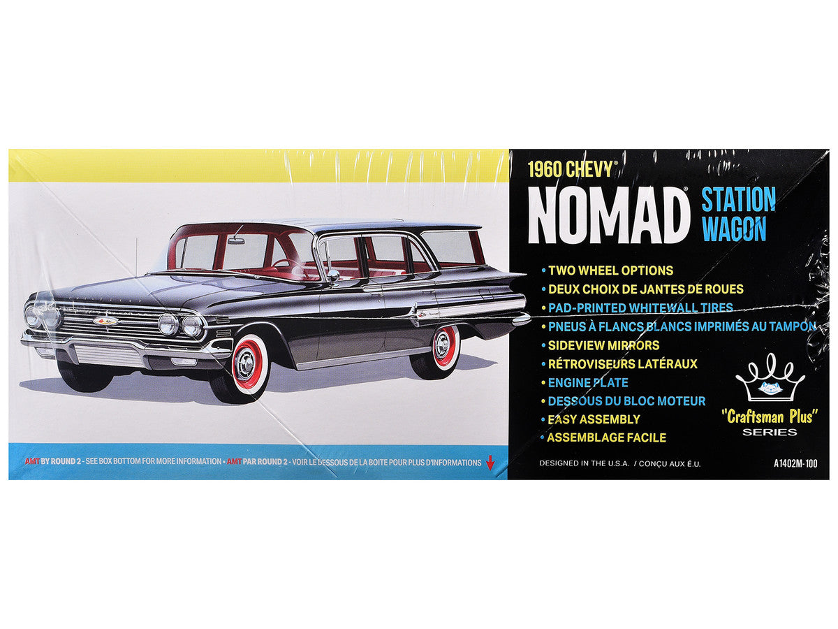 Skill 2 Model Kit 1960 Chevrolet Nomad Station Wagon "Craftsman Plus" Series 1/25 Scale Model by AMT LuxuryLifeWay Online Store