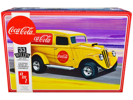Skill 2 Model Kit 1933 Willys Panel Truck "Coca-Cola" 1/25 Scale Model by AMT LuxuryLifeWay Online Store