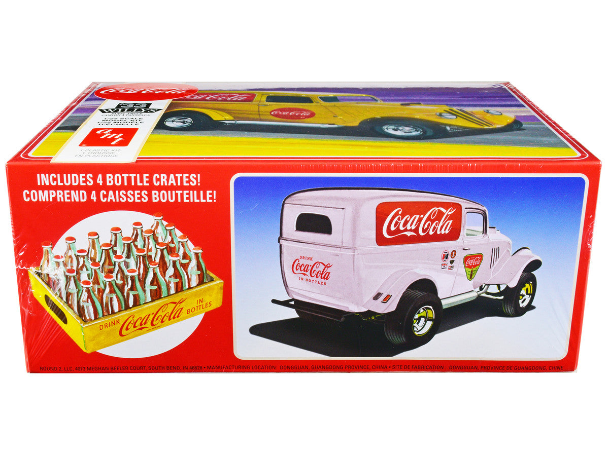 Skill 2 Model Kit 1933 Willys Panel Truck "Coca-Cola" 1/25 Scale Model by AMT LuxuryLifeWay Online Store