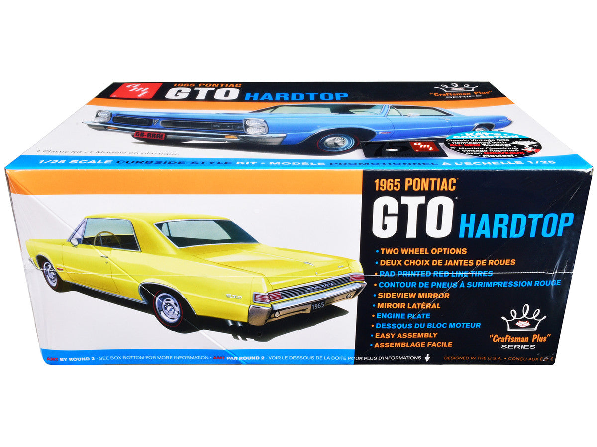 Skill 2 Model Kit 1965 Pontiac GTO Hardtop "Craftsman Plus" Series 1/25 Scale Model by AMT LuxuryLifeWay Online Store