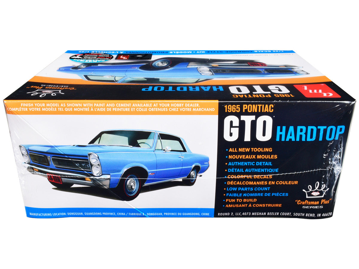 Skill 2 Model Kit 1965 Pontiac GTO Hardtop "Craftsman Plus" Series 1/25 Scale Model by AMT LuxuryLifeWay Online Store