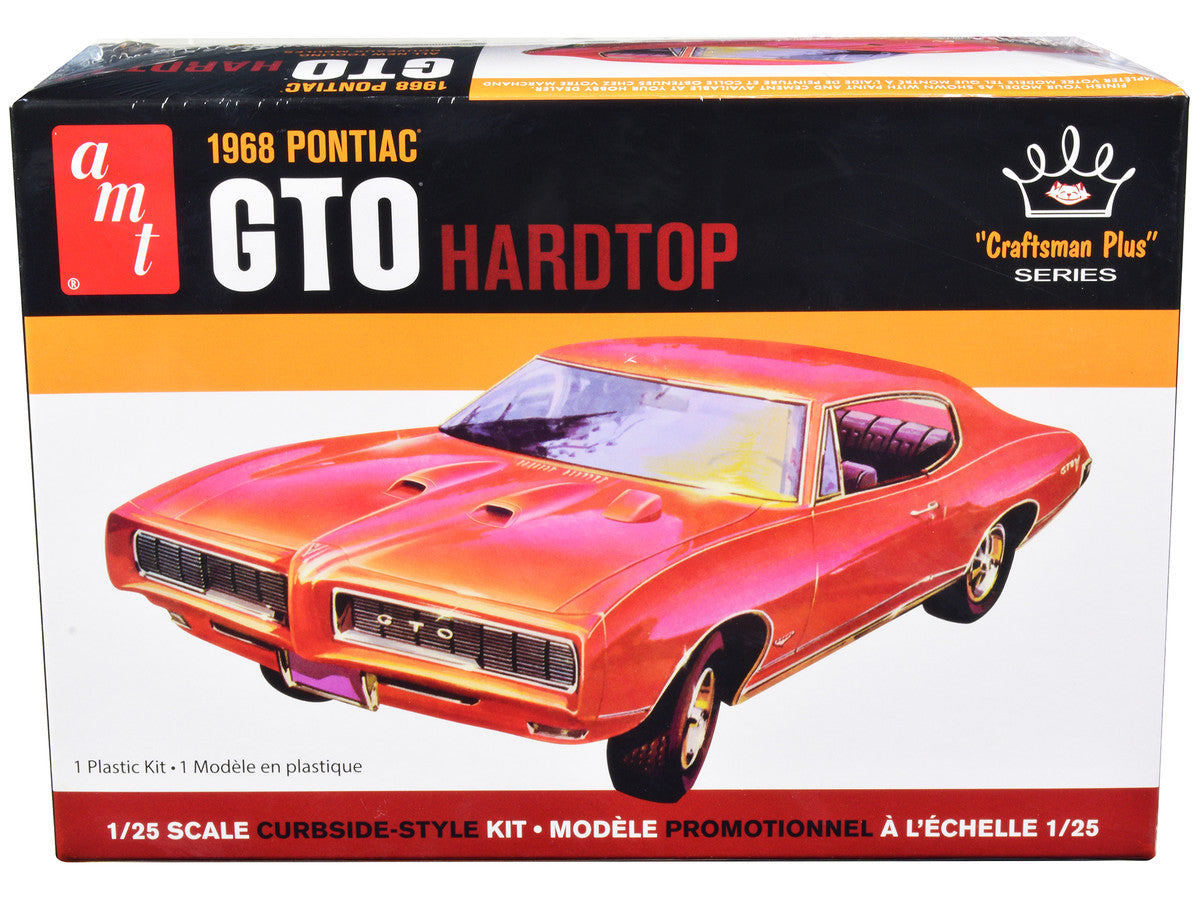 Skill 2 Model Kit 1968 Pontiac GTO Hardtop "Craftsman Plus" Series 1/25 Scale Model by AMT LuxuryLifeWay Online Store