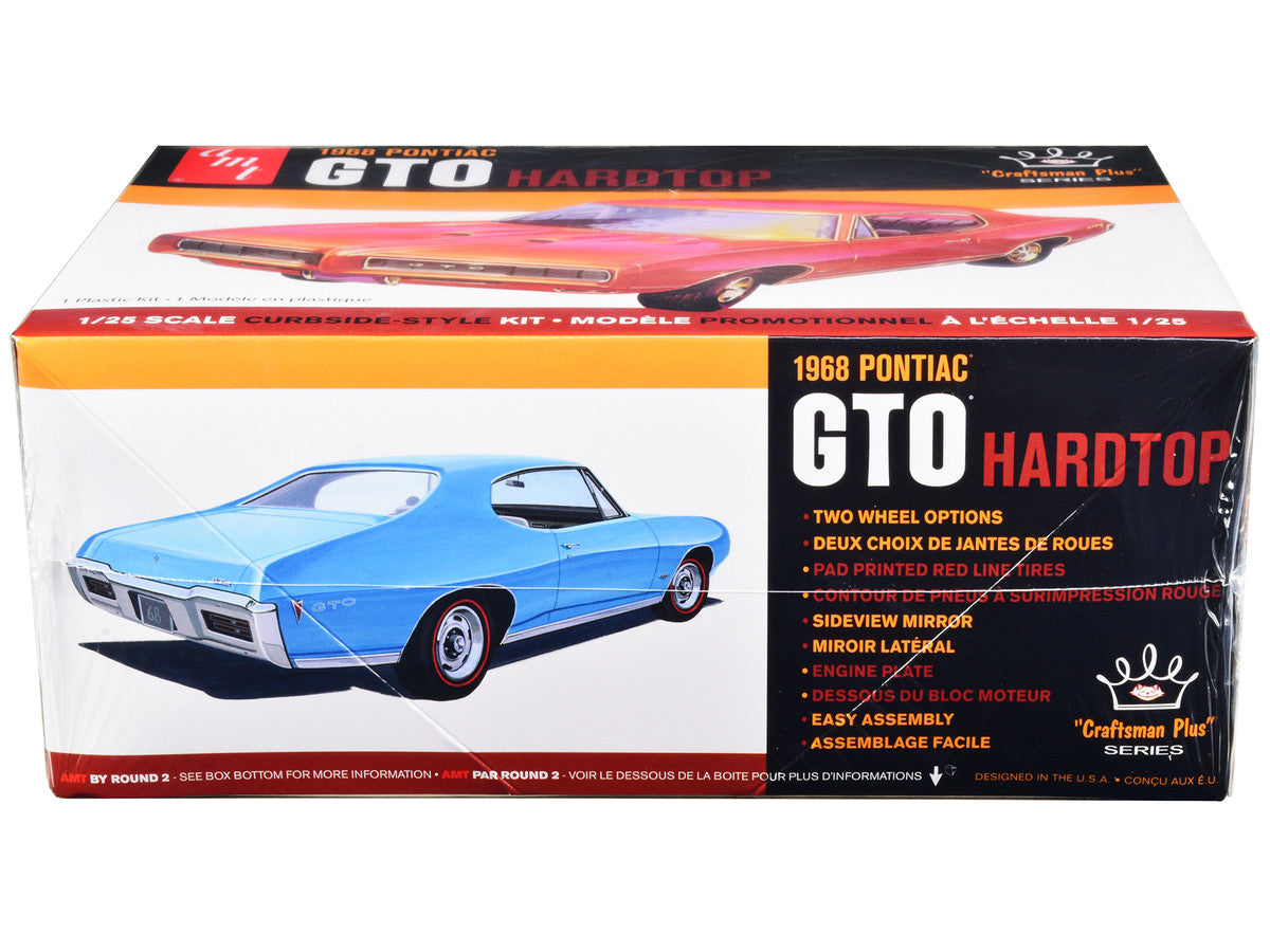 Skill 2 Model Kit 1968 Pontiac GTO Hardtop "Craftsman Plus" Series 1/25 Scale Model by AMT LuxuryLifeWay Online Store