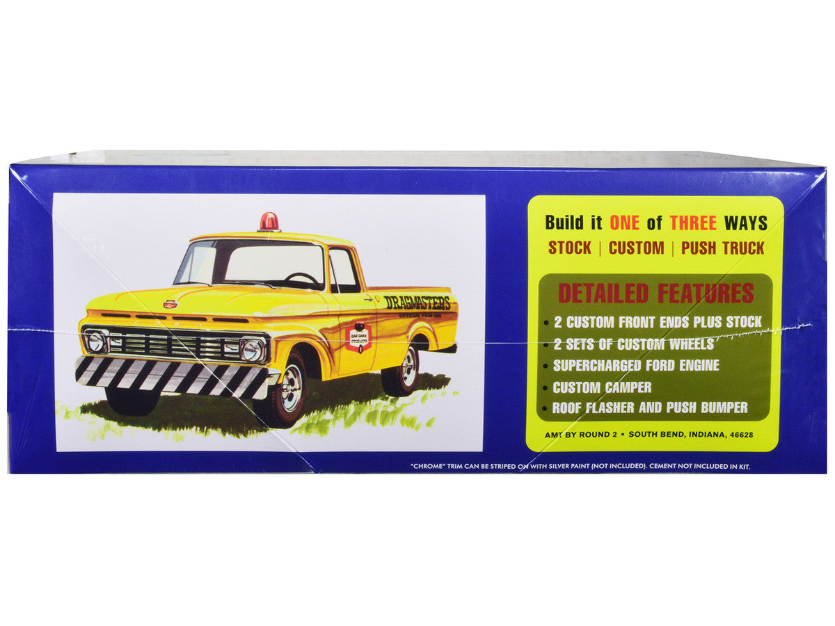 Skill 2 Model Kit 1963 Ford F-100 Camper Pickup Truck 3-in-1 Kit 1/25 Scale Model by AMT LuxuryLifeWay Online Store