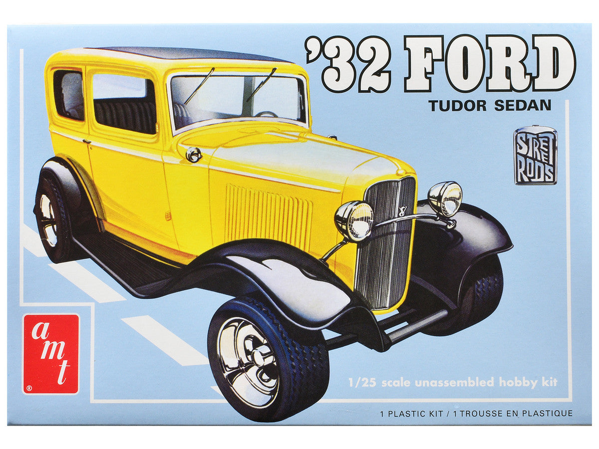 Skill 2 Model Kit 1932 Ford Tudor Sedan "Street Rods" Series 1/25 Scale Model by AMT LuxuryLifeWay Online Store