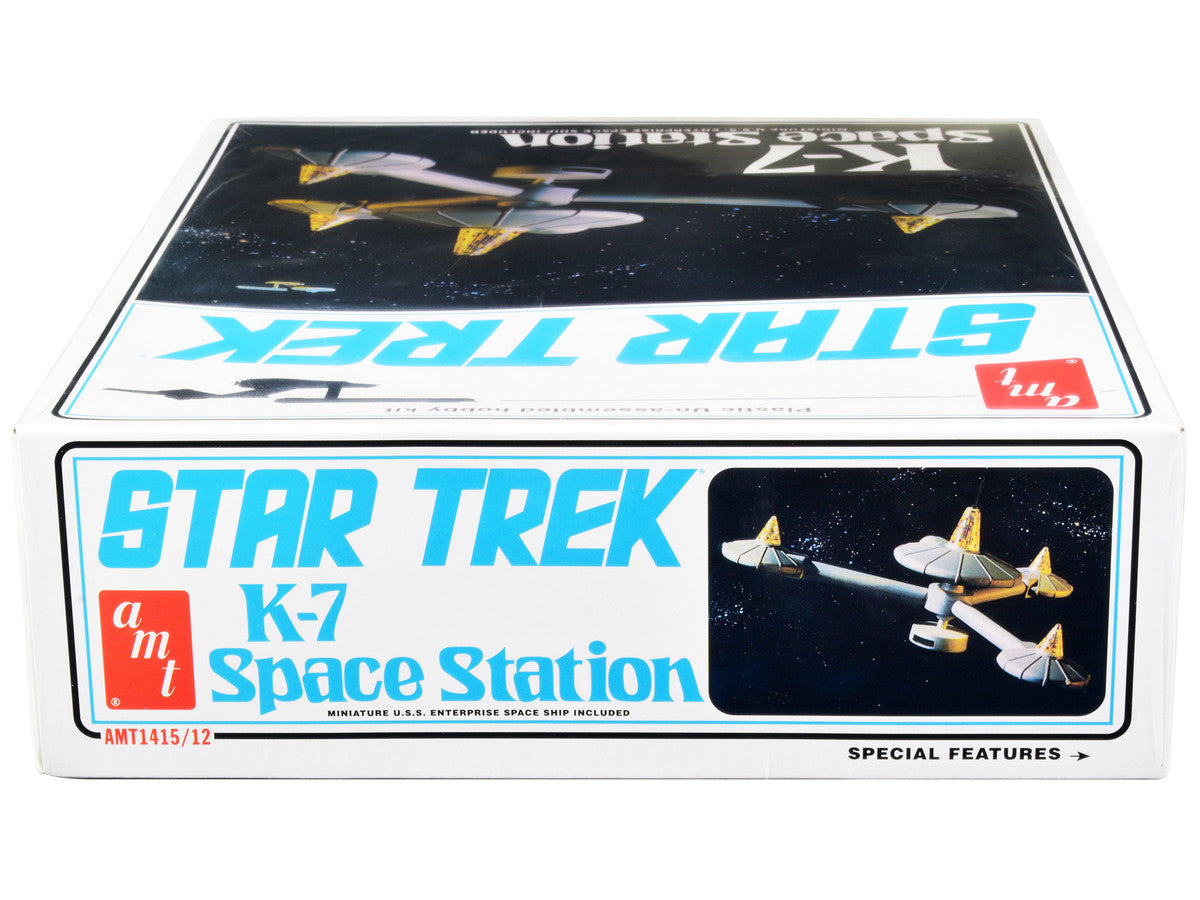 Skill 2 Model Kit K-7 Space Station "Star Trek" (1966-1969) TV Series 1/7600 Scale Model by AMT LuxuryLifeWay Online Store