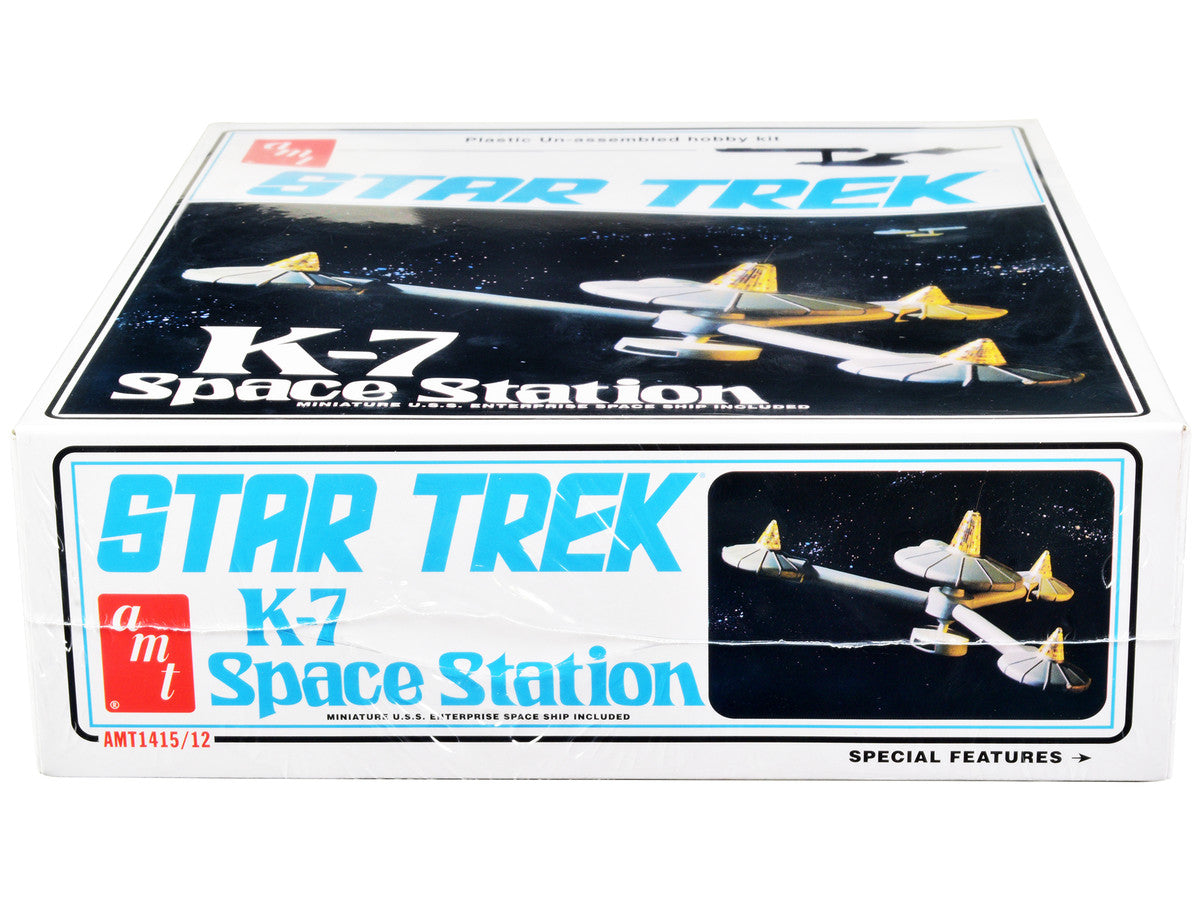 Skill 2 Model Kit K-7 Space Station "Star Trek" (1966-1969) TV Series 1/7600 Scale Model by AMT LuxuryLifeWay Online Store