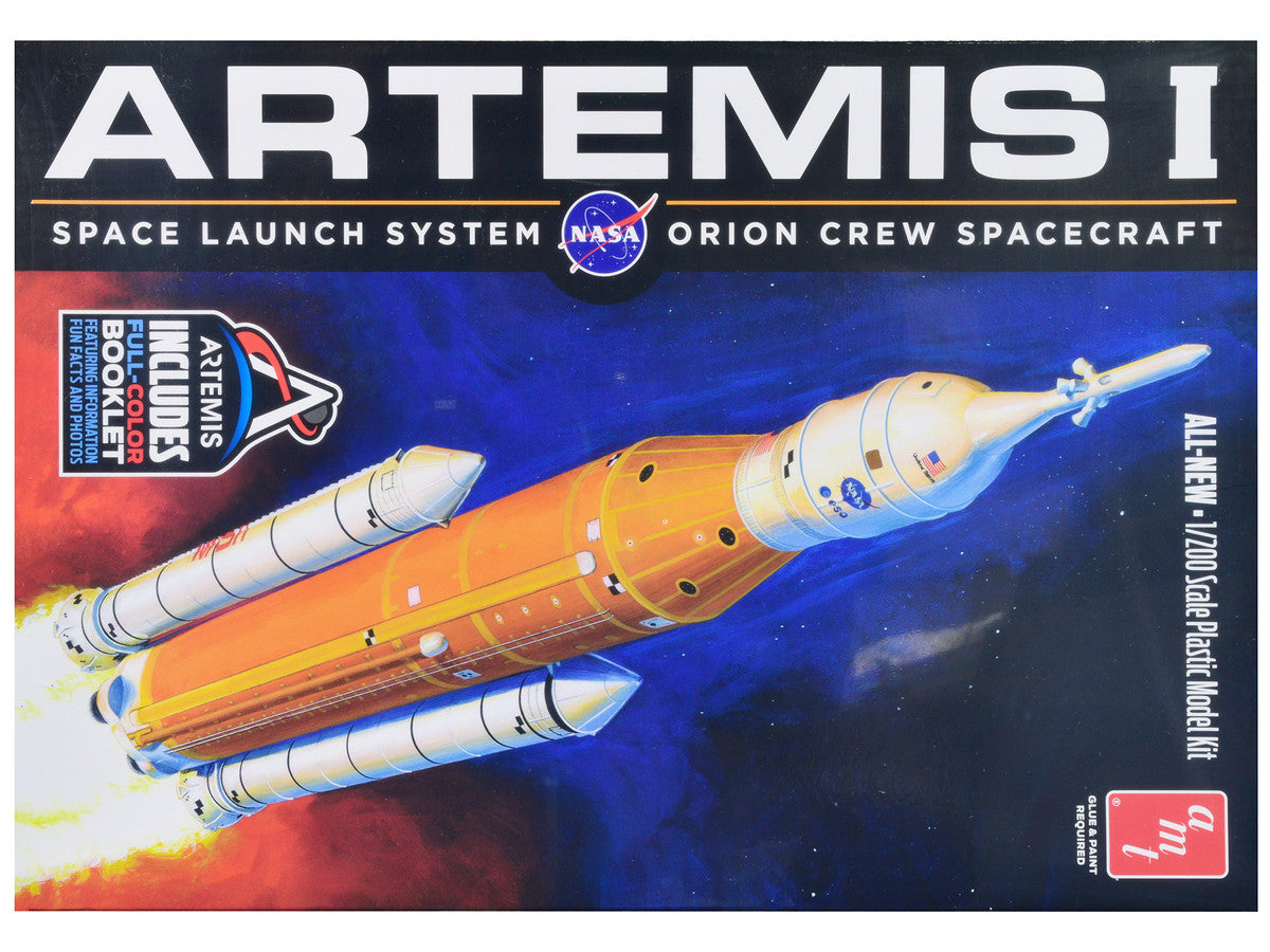 Skill 2 Model Kit NASA Artemis-1 Space Launch System Orion Crew Spacecraft 1/200 Scale Model by AMT LuxuryLifeWay Online Store