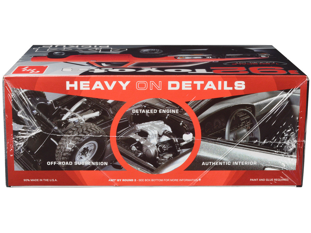 Skill 2 Model Kit 1992 Toyota 4x4 Pickup Truck (2023) 1/20 Scale Model by AMT LuxuryLifeWay Online Store