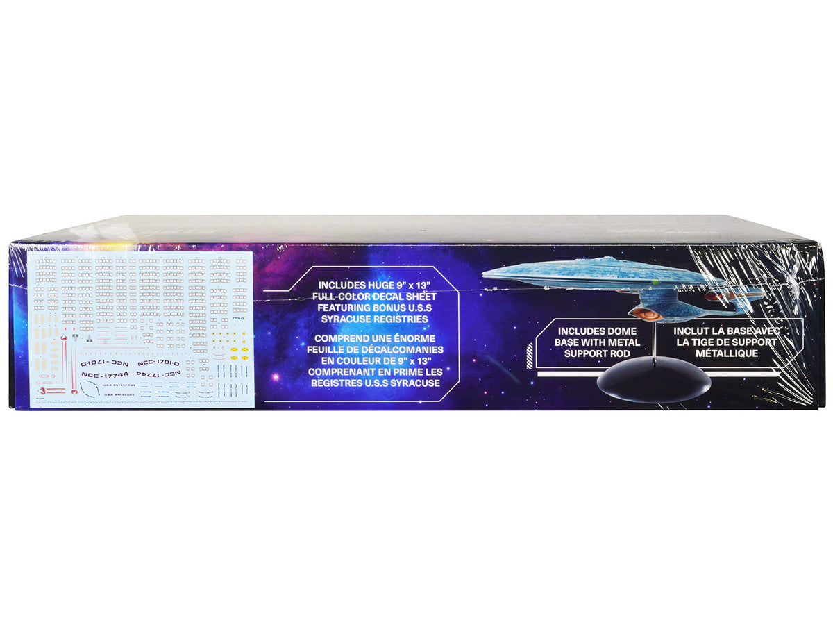 Skill 2 Model Kit U.S.S. Enterprise NCC-1701-D Space Ship "Star Trek: The Next Generation" (1987-1994) TV Series 1/1400 Scale Model by AMT LuxuryLifeWay Online Store