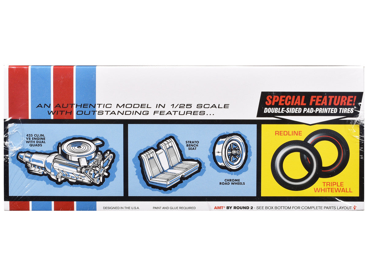 Skill 2 Model Kit 1966 Buick Riviera GS 1/25 Scale Model by AMT LuxuryLifeWay Online Store