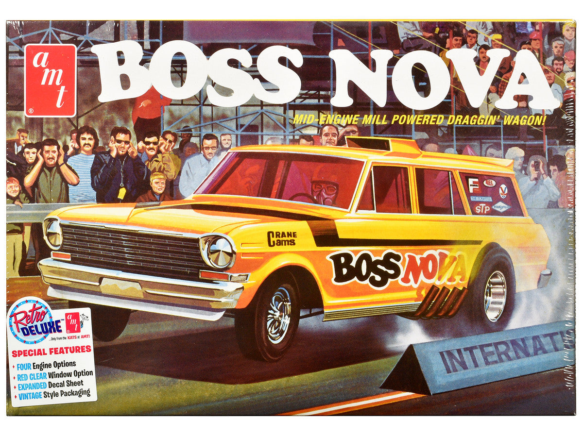 Skill 2 Model Kit Boss Nova Funny Car 1/25 Scale Model by AMT LuxuryLifeWay Online Store