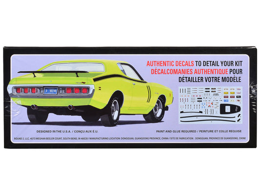 Skill 2 Model Kit 1971 Dodge Charger R/T 1/25 Scale Model by AMT LuxuryLifeWay Online Store