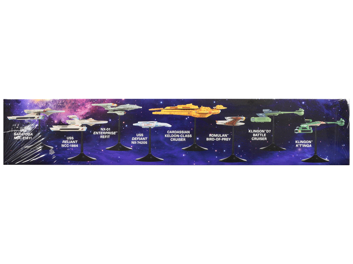 Skill 2 Model Kit Allies and Adversaries Space Ship Set "Star Trek" Franchise 1/2500 Scale Model by AMT LuxuryLifeWay Online Store