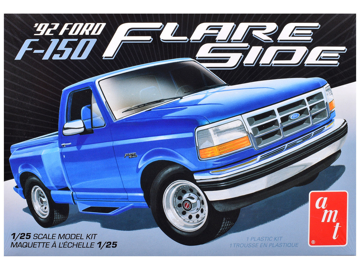 Skill 2 Model Kit 1992 Ford F-150 Flare Side Pickup Truck 1/25 Scale Model by AMT LuxuryLifeWay Online Store