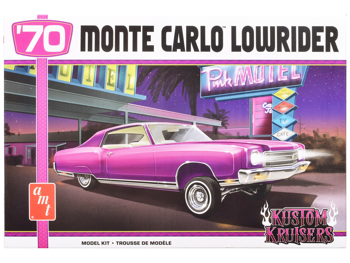 Skill 2 Model Kit 1970 Chevrolet Monte Carlo Lowrider "Kustom Kruisers" 1/25 Scale Model by AMT LuxuryLifeWay Online Store